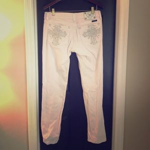 MISS ME | Baby Pink Skinny Jeans